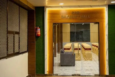 Centrally air-conditioned banquet hall at SRR Grand