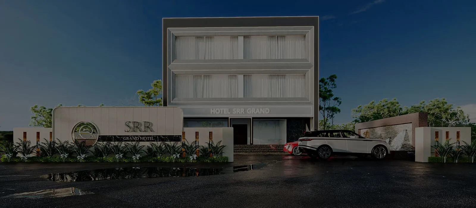 Hotel SRR Grand exterior in Vemulawada